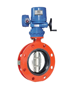 Rubber Lined Double Flange Butterfly Valve,VITON Seated Butterfly Valves